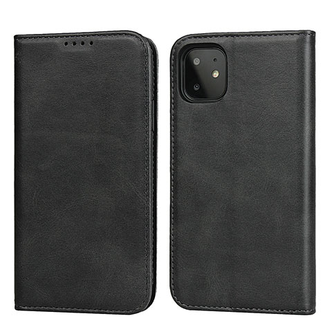 Coque Portefeuille Livre Cuir Etui Clapet T09 pour Apple iPhone 11 Noir