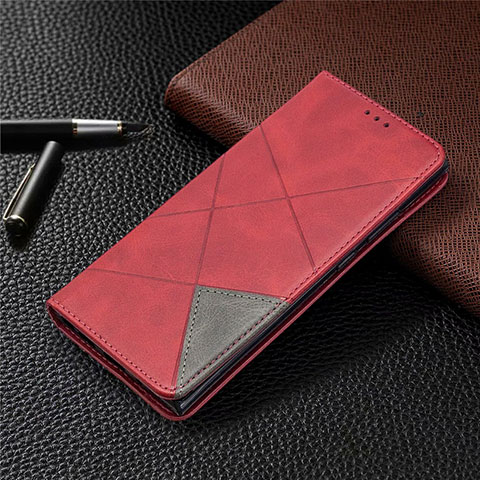 Coque Portefeuille Livre Cuir Etui Clapet T09 pour Samsung Galaxy Note 20 Ultra 5G Rouge