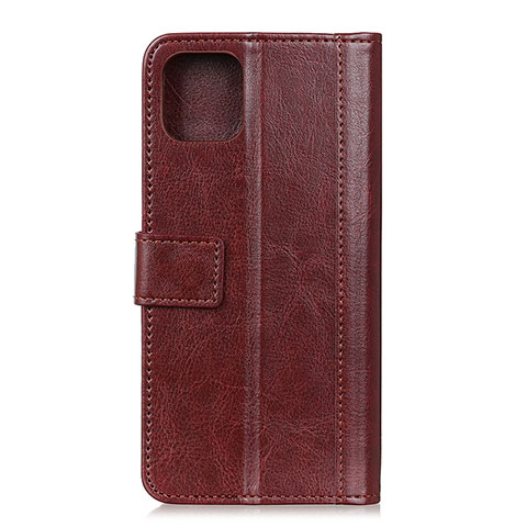 Coque Portefeuille Livre Cuir Etui Clapet T09 pour Xiaomi Mi 11 Lite 5G NE Marron