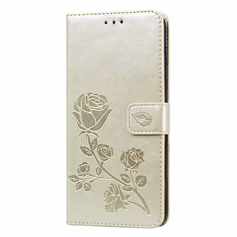 Coque Portefeuille Livre Cuir Etui Clapet T09 pour Xiaomi Redmi 10X 4G Or