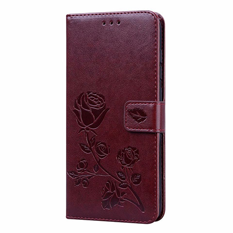 Coque Portefeuille Livre Cuir Etui Clapet T09 pour Xiaomi Redmi Note 9 Marron