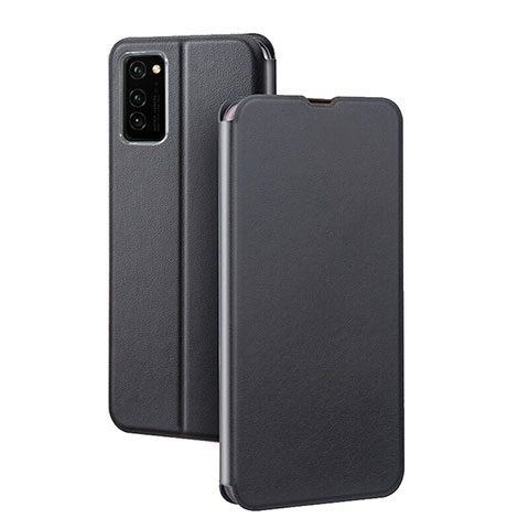 Coque Portefeuille Livre Cuir Etui Clapet T10 pour Huawei Honor V30 5G Noir