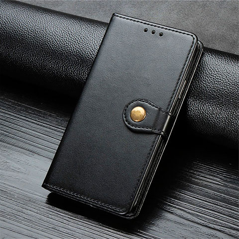 Coque Portefeuille Livre Cuir Etui Clapet T10 pour Oppo F15 Noir