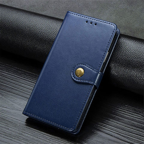 Coque Portefeuille Livre Cuir Etui Clapet T10 pour Oppo Reno3 Bleu