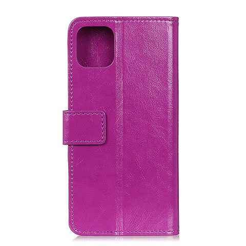 Coque Portefeuille Livre Cuir Etui Clapet T10 pour Xiaomi Mi 11 Lite 5G Violet