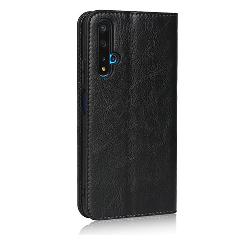 Coque Portefeuille Livre Cuir Etui Clapet T11 pour Huawei Honor 20S Noir