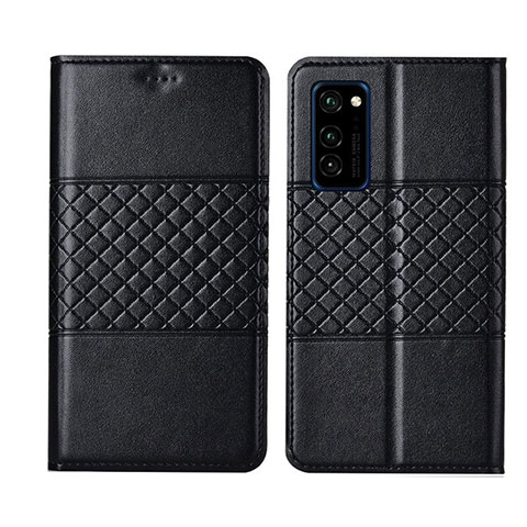 Coque Portefeuille Livre Cuir Etui Clapet T11 pour Huawei Honor V30 5G Noir