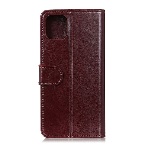 Coque Portefeuille Livre Cuir Etui Clapet T11 pour Xiaomi Mi 11 5G Marron