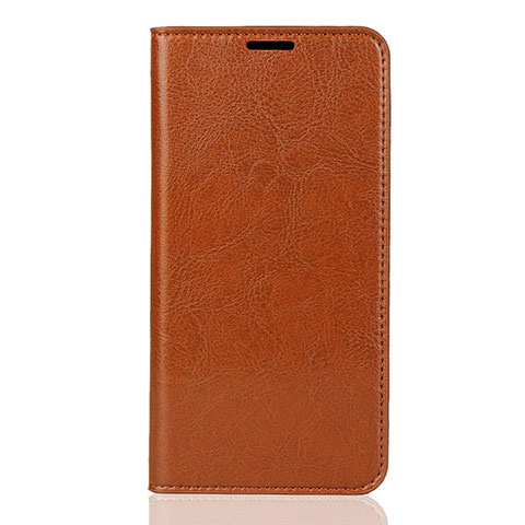 Coque Portefeuille Livre Cuir Etui Clapet T11 pour Xiaomi Mi 9T Pro Orange