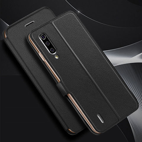 Coque Portefeuille Livre Cuir Etui Clapet T11 pour Xiaomi Mi A3 Noir