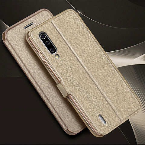 Coque Portefeuille Livre Cuir Etui Clapet T11 pour Xiaomi Mi A3 Or