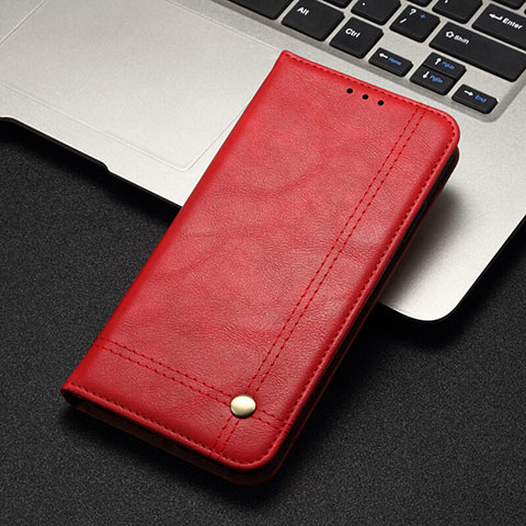 Coque Portefeuille Livre Cuir Etui Clapet T11 pour Xiaomi Mi Note 10 Pro Rouge