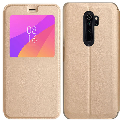 Coque Portefeuille Livre Cuir Etui Clapet T11 pour Xiaomi Redmi Note 8 Pro Or