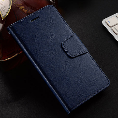 Coque Portefeuille Livre Cuir Etui Clapet T12 pour Huawei Honor 10i Bleu