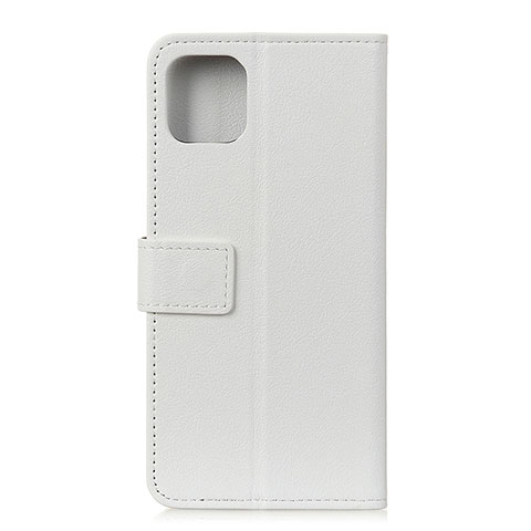 Coque Portefeuille Livre Cuir Etui Clapet T12 pour Xiaomi Mi 11 Lite 5G Blanc