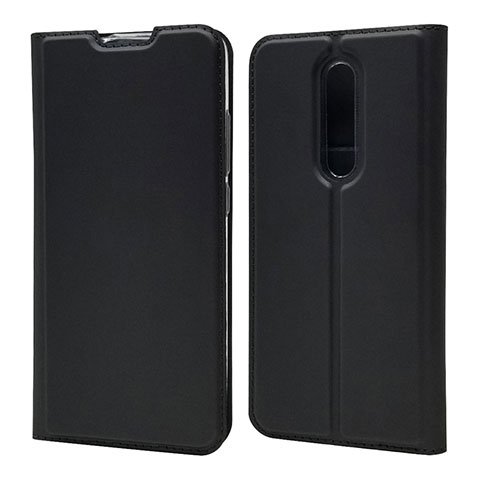 Coque Portefeuille Livre Cuir Etui Clapet T12 pour Xiaomi Mi 9T Noir