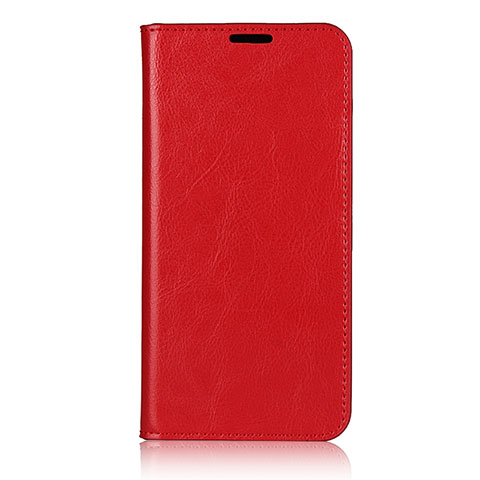 Coque Portefeuille Livre Cuir Etui Clapet T14 pour Huawei P40 Pro Rouge