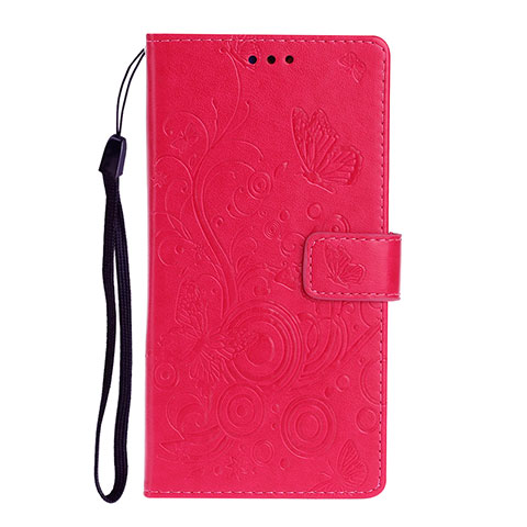 Coque Portefeuille Livre Cuir Etui Clapet T14 pour Huawei P40 Rouge