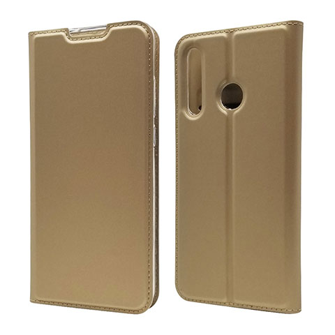 Coque Portefeuille Livre Cuir Etui Clapet T15 pour Huawei Honor 20E Or