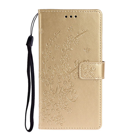 Coque Portefeuille Livre Cuir Etui Clapet T15 pour Huawei P40 Or