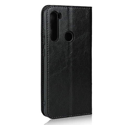 Coque Portefeuille Livre Cuir Etui Clapet T15 pour Xiaomi Redmi Note 8 (2021) Noir