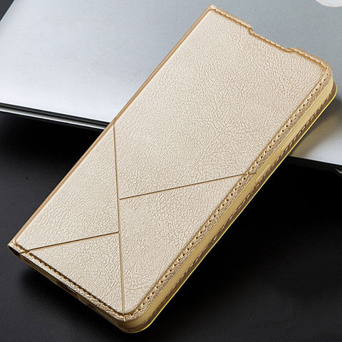 Coque Portefeuille Livre Cuir Etui Clapet T15 pour Xiaomi Redmi Note 8 Pro Or