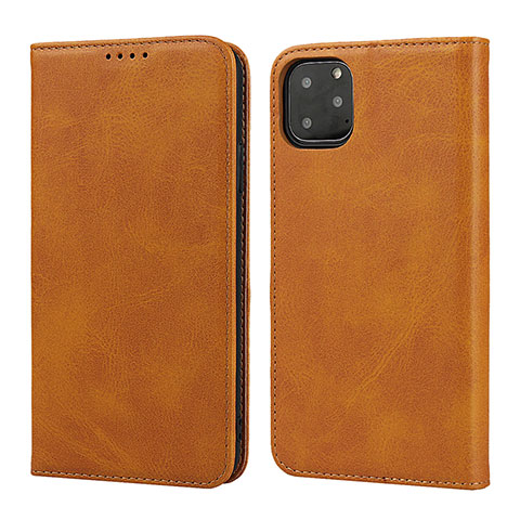 Coque Portefeuille Livre Cuir Etui Clapet T16 pour Apple iPhone 11 Pro Max Orange