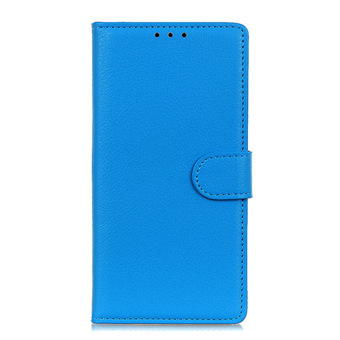 Coque Portefeuille Livre Cuir Etui Clapet T16 pour Samsung Galaxy Note 20 Ultra 5G Bleu Ciel