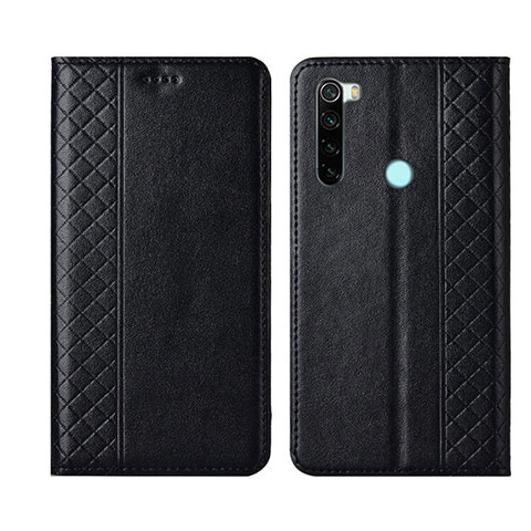 Coque Portefeuille Livre Cuir Etui Clapet T16 pour Xiaomi Redmi Note 8 (2021) Noir