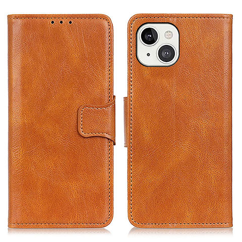 Coque Portefeuille Livre Cuir Etui Clapet T17 pour Apple iPhone 13 Marron