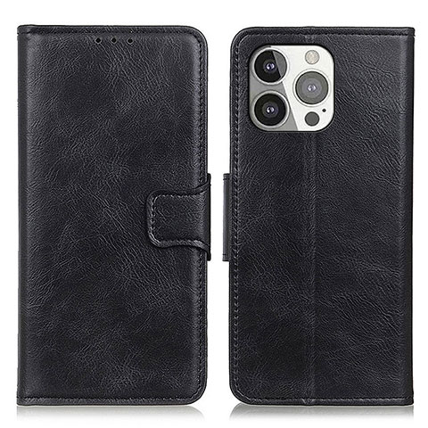 Coque Portefeuille Livre Cuir Etui Clapet T17 pour Apple iPhone 15 Pro Max Noir