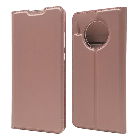 Coque Portefeuille Livre Cuir Etui Clapet T17 pour Huawei Mate 30 Or Rose