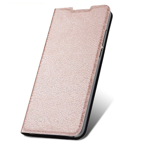 Coque Portefeuille Livre Cuir Etui Clapet T17 pour Xiaomi Redmi Note 8 (2021) Or Rose