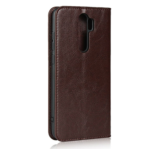 Coque Portefeuille Livre Cuir Etui Clapet T17 pour Xiaomi Redmi Note 8 Pro Marron