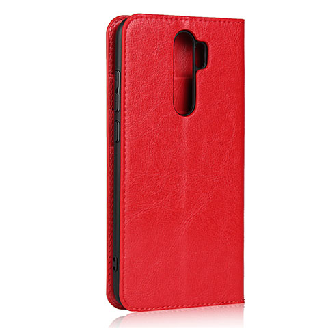 Coque Portefeuille Livre Cuir Etui Clapet T17 pour Xiaomi Redmi Note 8 Pro Rouge