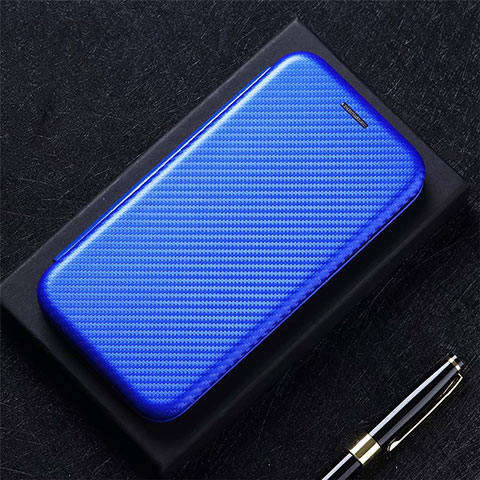 Coque Portefeuille Livre Cuir Etui Clapet T18 pour Huawei Nova Lite 3 Plus Bleu