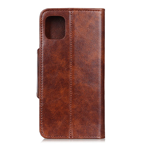 Coque Portefeuille Livre Cuir Etui Clapet T18 pour Xiaomi Mi 11 5G Brun Clair