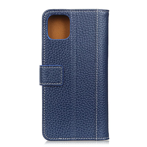 Coque Portefeuille Livre Cuir Etui Clapet T19 pour Xiaomi Mi 11 Lite 5G NE Bleu