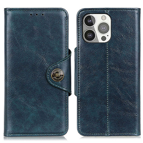 Coque Portefeuille Livre Cuir Etui Clapet T21 pour Apple iPhone 14 Pro Bleu