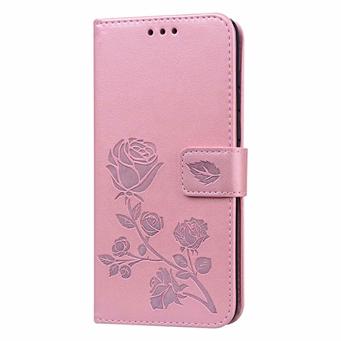 Coque Portefeuille Livre Cuir Etui Clapet T21 pour Huawei P40 Rose