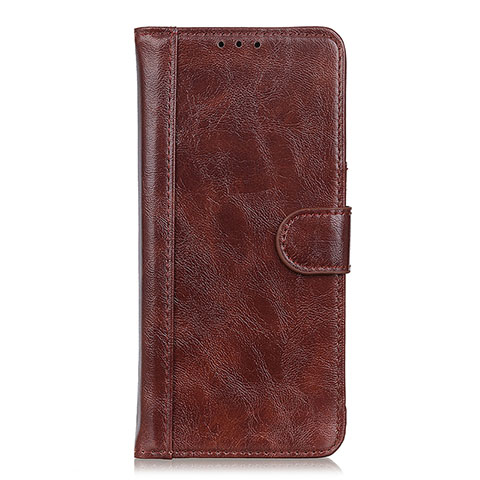 Coque Portefeuille Livre Cuir Etui Clapet T21 pour Samsung Galaxy Note 20 Ultra 5G Marron