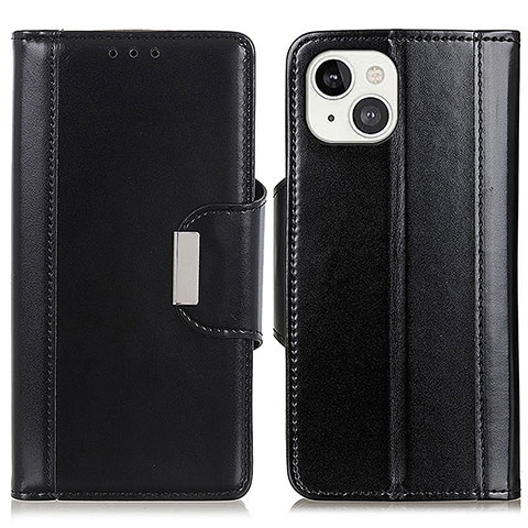 Coque Portefeuille Livre Cuir Etui Clapet T22 pour Apple iPhone 13 Mini Noir