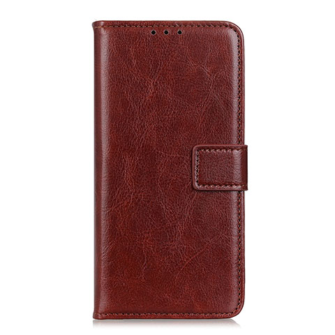 Coque Portefeuille Livre Cuir Etui Clapet T22 pour Samsung Galaxy Note 20 Ultra 5G Marron