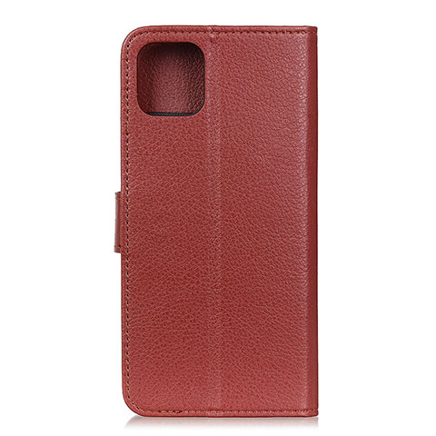 Coque Portefeuille Livre Cuir Etui Clapet T25 pour Xiaomi Mi 11 5G Marron