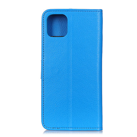 Coque Portefeuille Livre Cuir Etui Clapet T25 pour Xiaomi Mi 11 Lite 5G Bleu Ciel