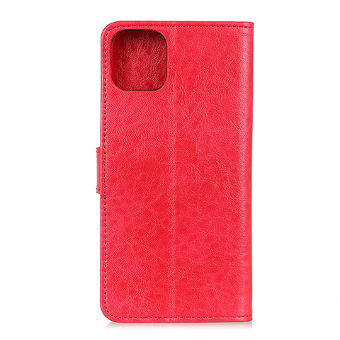 Coque Portefeuille Livre Cuir Etui Clapet T26 pour Xiaomi Mi 11 Lite 5G NE Rouge