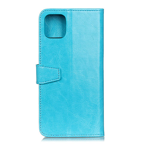 Coque Portefeuille Livre Cuir Etui Clapet T28 pour Xiaomi Mi 11 Lite 5G NE Bleu Ciel