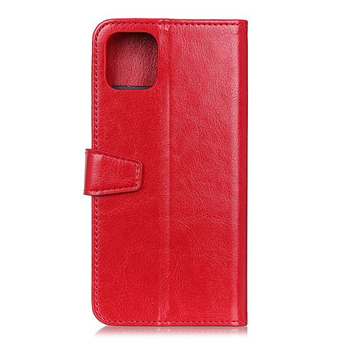 Coque Portefeuille Livre Cuir Etui Clapet T28 pour Xiaomi Mi 11 Lite 5G NE Rouge