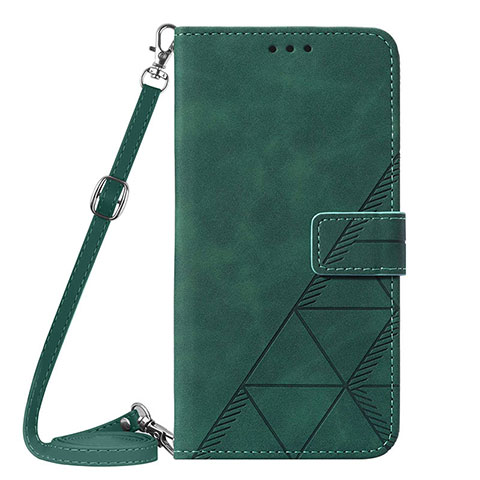 Coque Portefeuille Livre Cuir Etui Clapet Y01B pour Apple iPhone 13 Vert