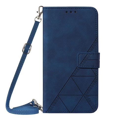 Coque Portefeuille Livre Cuir Etui Clapet Y01B pour Apple iPhone 14 Pro Bleu